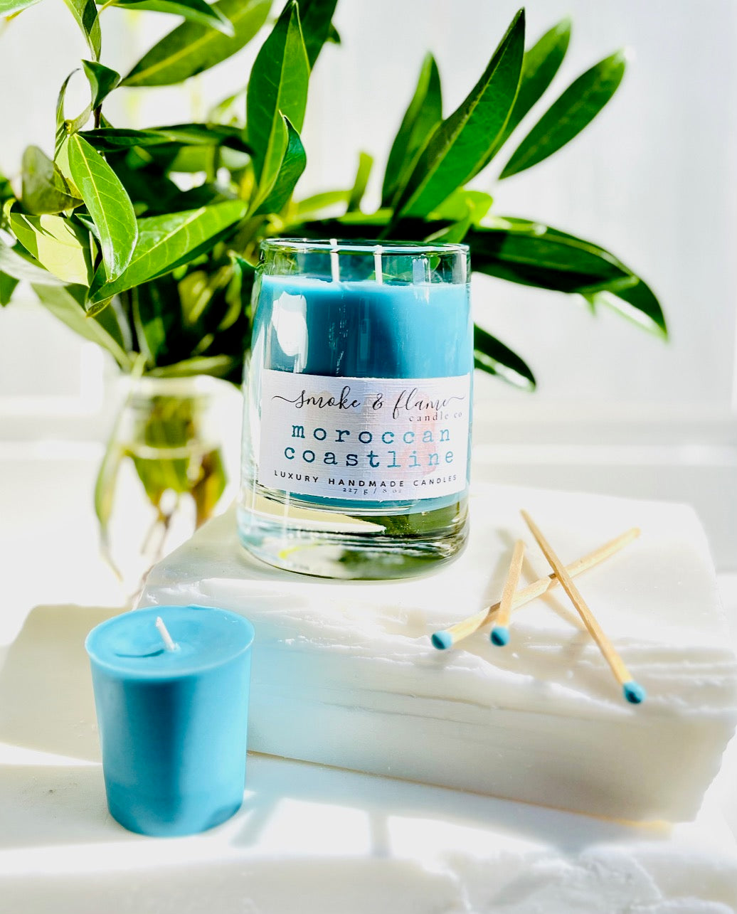 moroccan coastline luxury candle