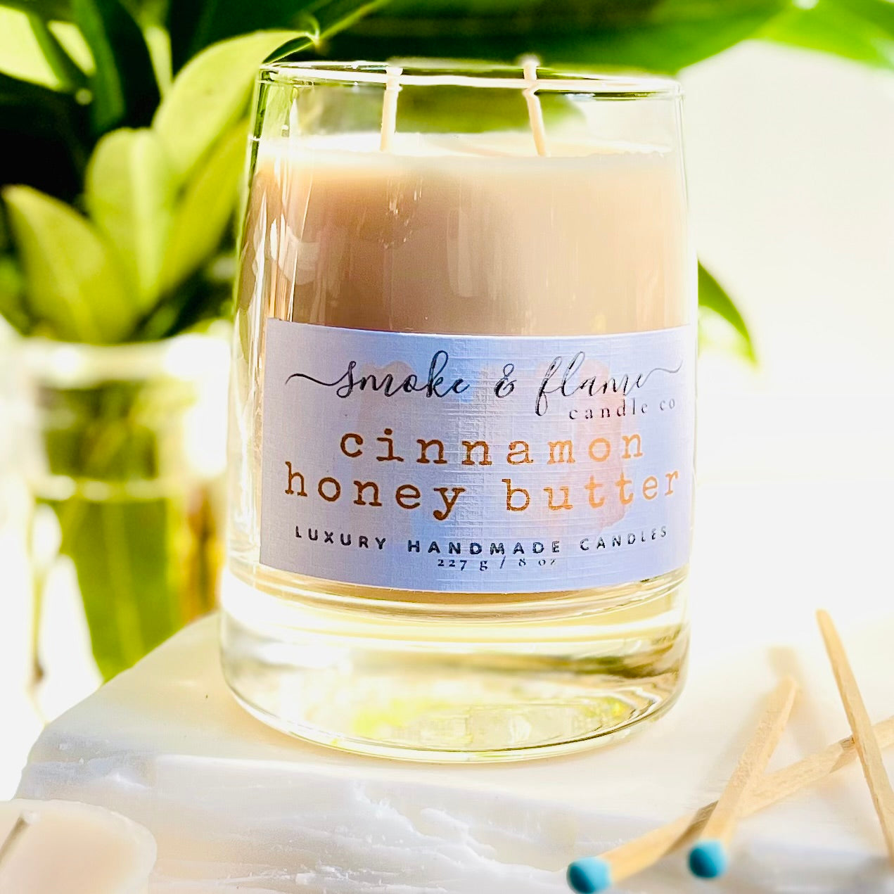 cinnamon honey butter luxury candle