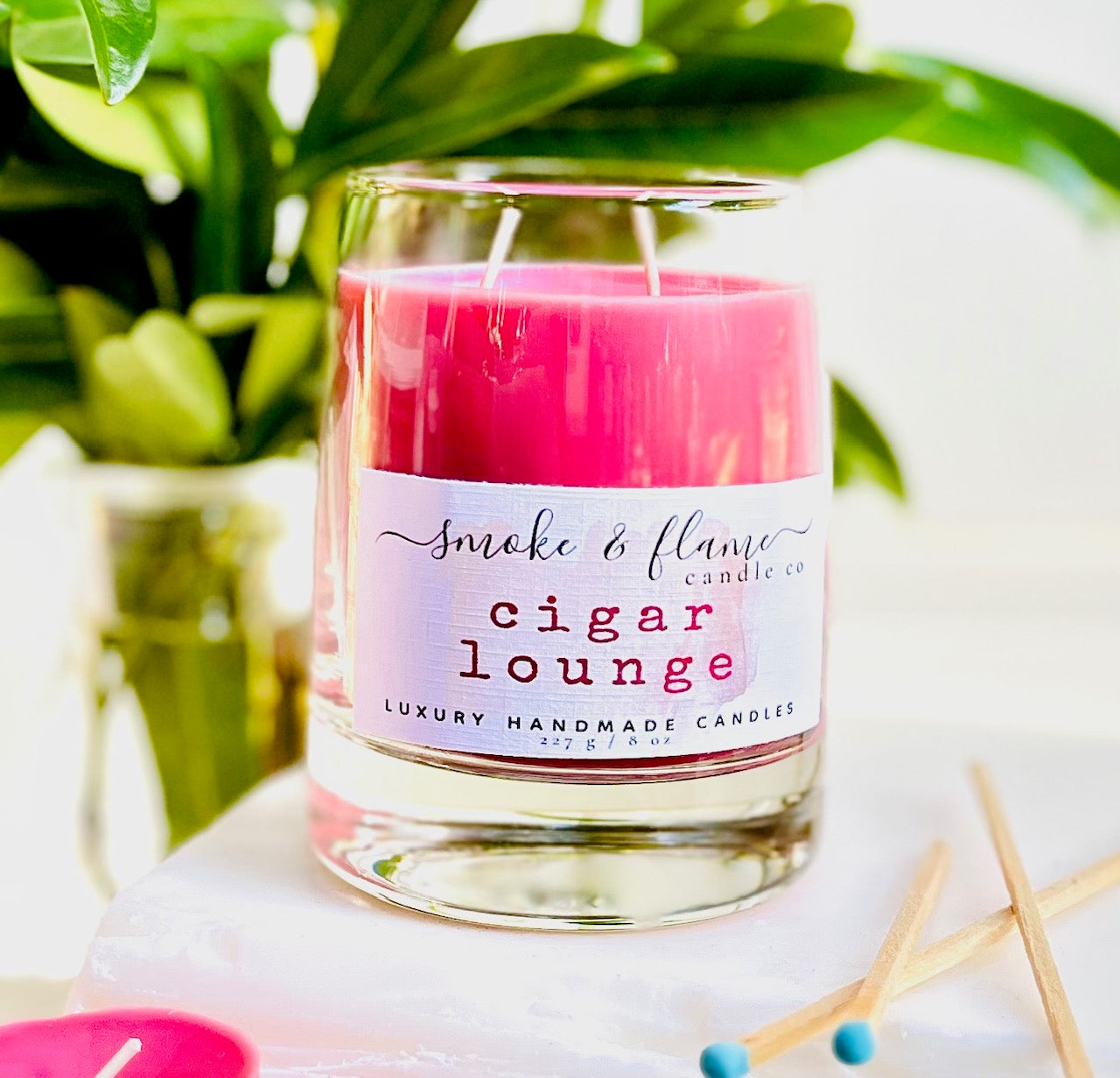 cigar lounge luxury candle