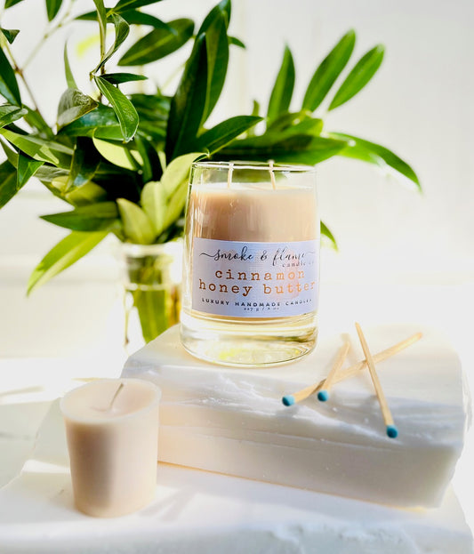 cinnamon honey butter luxury candle